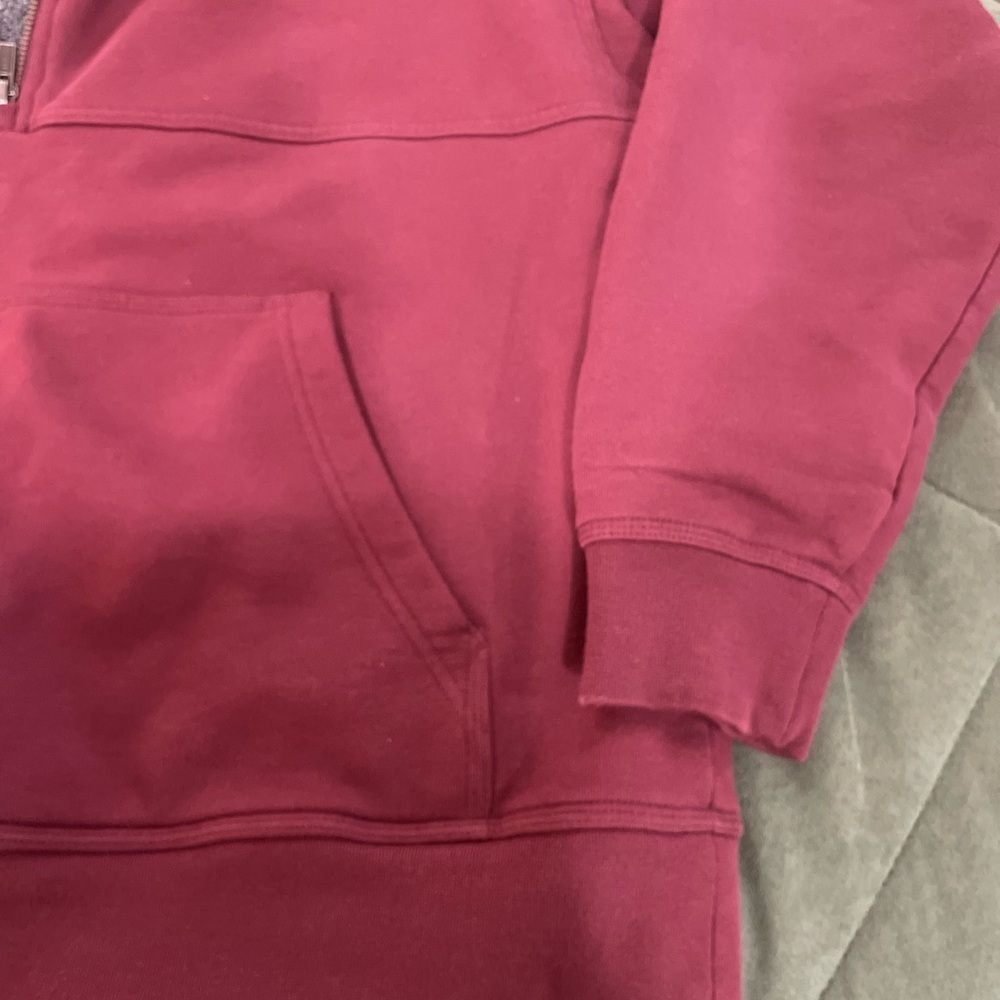 L.L. Bean Men's Maroon Zip-Up Sweater - Picture 5 of 8